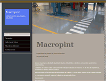 Tablet Screenshot of macropint.com.ar